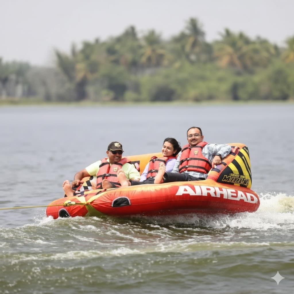 Bumper sofa ride on the backwaters, MangroveSpot Kollam